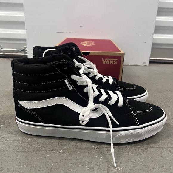 Vans Other - Vans Sk8-Hi Unisex‎ Black Skater Shoes Sneakers Men's Size 12 Hi-Top Streetwear